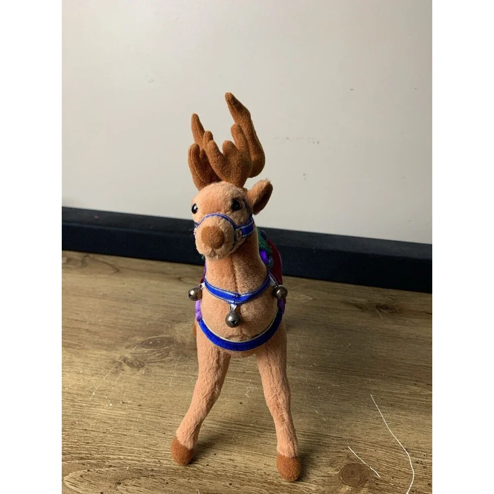 Applause Enchanted Prancer Christmas Reindeer 2002 Plush Toy Stuffed Animal Vtg
